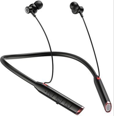GREE MATT GM170 48 Hour Playtime,Vibration Alert,Extra Bass Bluetooth Neckband Wireless G9 Bluetooth(Black, In the Ear)