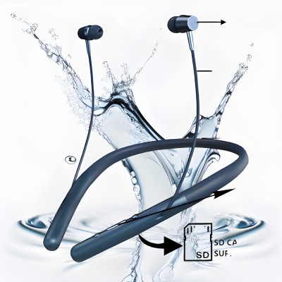 GREE MATT N40 wireless with 40hours playtime High bAss Waterproof,Premium Quality N9 Bluetooth Headset(Blue, In the Ear)