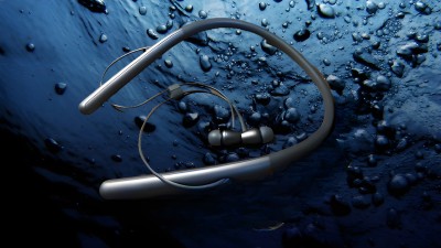 GREE MATT Waterproof Bluetooth wireless neckband earphone with High bass B5 Bluetooth Headset(Black, In the Ear)