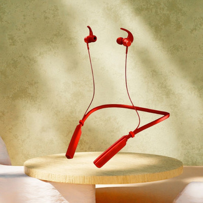 FRONY 235Pro Bluetooth Neckband Noise-Cancelling True Wireless in-Ear & MicrophoneT179 Bluetooth(Red, In the Ear)