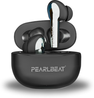 PearlBeat TWS PB02 Wireless Bluetooth Ear Buds with 60 Hours Playtime, IPX4 Bluetooth Bluetooth(Black, True Wireless)