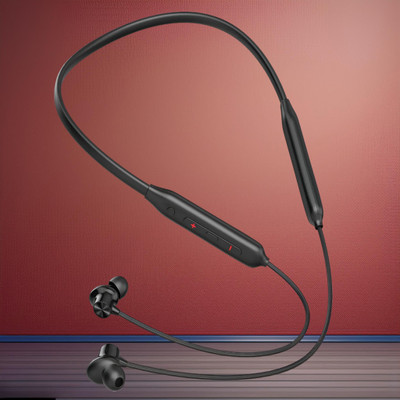 MH FORCE Bullets Z2 - MAGNETIC POWER OFF/ON 48Hr Playtime Headphone Neckband F25 Bluetooth(Black, In the Ear)