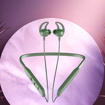 Clairbell Bluetooth Headset Neckband with mic BT-Max 30H Playtime & Calling VibrationP342 Bluetooth(Green, True Wireless)
