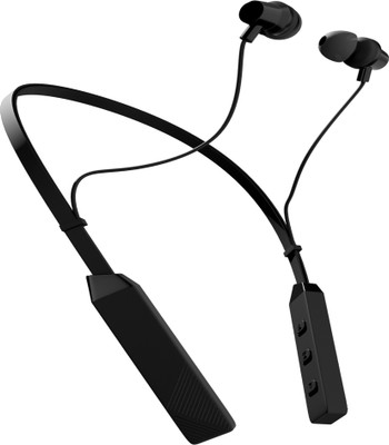 IZWI Nois Cancellation Bluetooth Neckband headphones Bluetooth Gaming(Black, In the Ear)