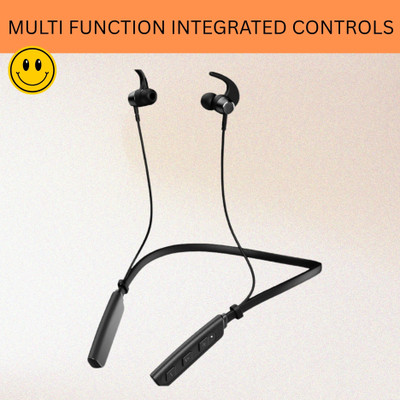 SACRO BT 235 Bluetooth Wireless Neckband With 20 Hours Playback & ASAP ChargeQI115 Bluetooth(Black, In the Ear)