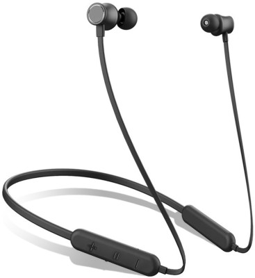 CARRON CH-125 Dilbar - 48 Hour Playtime Bluetooth Headphone Neckband Earphone (Black2) Bluetooth Headset(Black, In the Ear)