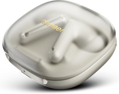 Number GoTo Buds A1 70H Battery, Dual Pairing, 4 Mic ENC, Phone Stand, Low Latency,v6.0 Bluetooth(Stardust Gold, True Wireless)