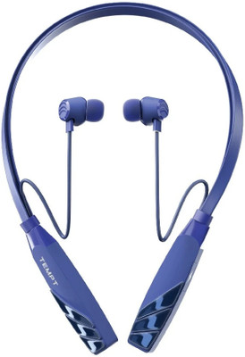 TEMPT Groove Pro Wireless Bluetooth Neckband, Bluetooth v5.2 with up to 45Hr Playtime Bluetooth without Mic(Blue, In the Ear)