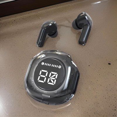 MGT UltraPods Pro TWS Transparent Bluetooth Earbuds with Noise-Canceling 25 Bluetooth(Multicolor, In the Ear)