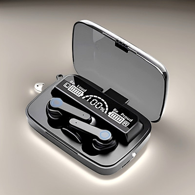 Meera Trader M19 TWS Wireless Bluetooth Earbuds 13 Bluetooth(Black, True Wireless)