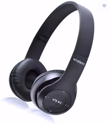 AIZINA FoldUp Bluetooth UltraBass Dynamic Driver_FR Bluetooth & Wired(Black, On the Ear)