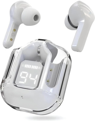 Pharaoh Ultrapods Gaming Earbuds | Waterproof | LED Digital Diplay | V5.3 ANC U13 Bluetooth(White, True Wireless)
