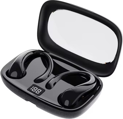 Life Like Earhook Over The Ear TWS Earbuds Earphones With Mic Bluetooth(Black, On the Ear)