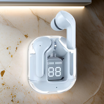 YAROH UltraPods Pro TWS Transparent Bluetooth Earbuds with Noise-Canceling 127 Bluetooth(Multicolor, In the Ear)