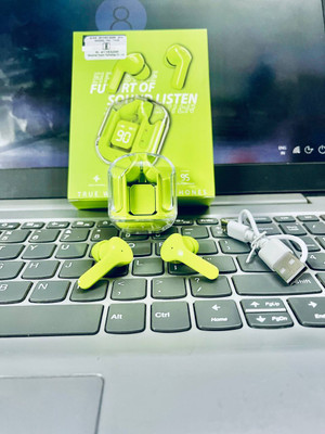 NKL New Superab Design UltraPods Buds With Charging Case 834 Bluetooth(Green, True Wireless)
