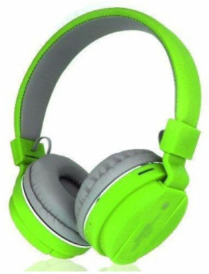 XITARA SH 12 Wireless Headphone Connect to All Smartphone Bluetooth(Light Green, On the Ear)