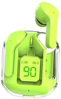 Bilbari TWS T2 Wireless Earbuds with 1500Mah Powerbank. ASAP charge ANC B50 Bluetooth Bluetooth(Green, True Wireless)