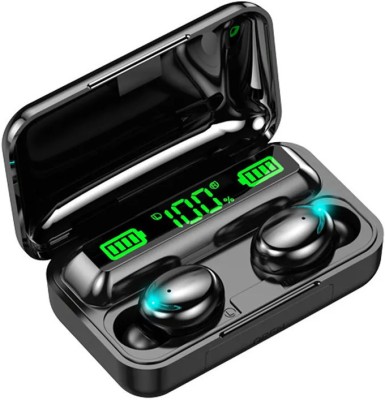 DigiClues BTH F9 Pro TWS Earbuds with Power-Bank, Upto 48 Hours Playtime, ASAP Charge Bluetooth(Black, True Wireless)