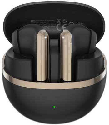 WEROX F11 Buds Smart Voice Assistant, Dual Device Pairing, Super Stereo Sound Bluetooth Gaming(Black, True Wireless)