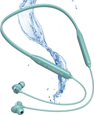 GREE MATT Bullets Z2 - MAGNETIC POWER OFF/ON 48Hr Playtime Headphone Neckband N3 Bluetooth(Green, In the Ear)