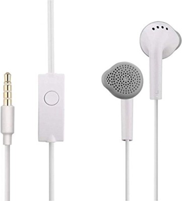MSNR In-Ear Wired Earphones Headset With Mic and Remote Volume Control Wired Headset(White, In the Ear)