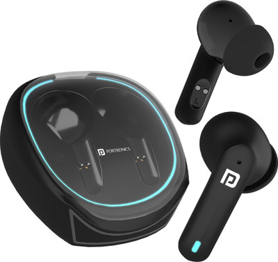 Portronics S11 in Bluetooth(Black, In the Ear)