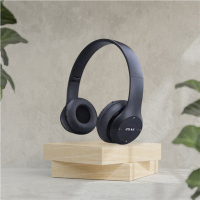 TWS Foldable Bluetooth E-Sports Headphones with Built-in Microphone_HP Bluetooth & Wired(Black, On the Ear)