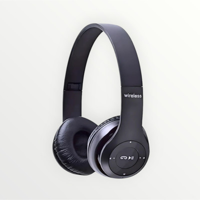 house of common Around-Ear Bluetooth Headphones for Gaming with Heavy Rich Bass_1P Bluetooth & Wired(Black, On the Ear)