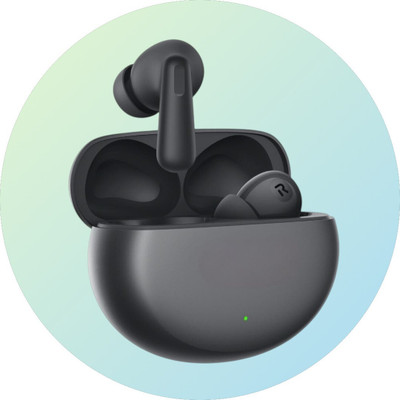 E EARBOUT Buds 3 Truly Wireless Earbuds with ANC, 43 Hours Battery Life Bluetooth Gaming(Black, True Wireless)