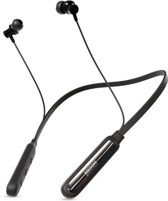 Boom Bout Curve Max & 25Hr Playtime, ENC Mic, Dual Device Pairing, Fast Charging,5.3v Bluetooth Gaming(Black, In the Ear)