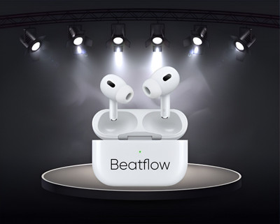 BeatFlow AirpoX Pro 2 Best premium quality -(USB-C) 59 Bluetooth(White, True Wireless)