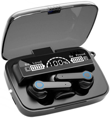 Tunifi M19 Earbuds/TWS/buds 5.1 with 280H Playtime, Headphones with Power Bank Bluetooth(Black, True Wireless)
