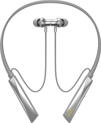 Voods V Collar - Ultra with Voice change feature, Magnetic on/off, HD Sound, BT 6.0 Bluetooth(Grey, True Wireless)