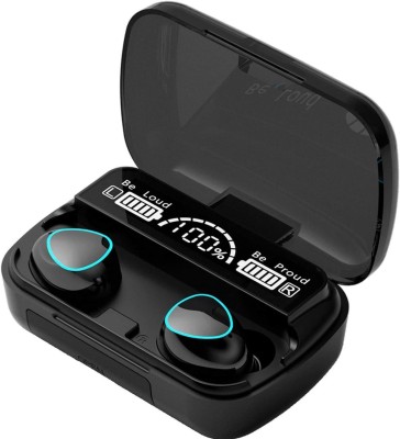 Kabeer enterprises Exclusive M10 TWS BT Wireless Earbud ANC Touch Control Dual LED Display K161 Bluetooth(Black, True Wireless)