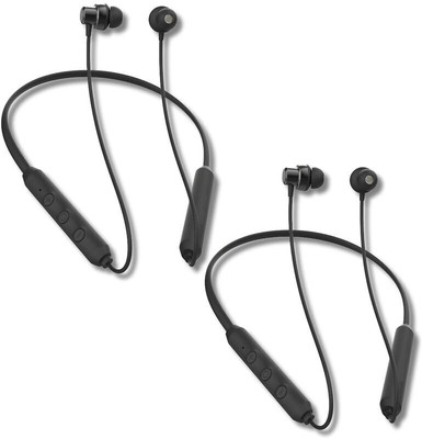 DRUMSTONE BUY ONE GET ONE Bluetooth Wireless Sports Headphones with Long Standby Bluetooth(Multicolor, In the Ear)