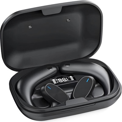 DigiClues S900 OWS Air Bone Condcution Earbuds Upto 30H Playtime With ENC Headphones Bluetooth(Black, On the Ear)