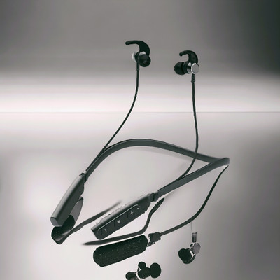 GPQ STORE Rokerz 235 Pro Wireless Bluetooth Neckband(0.1479 Bluetooth(Black, In the Ear)