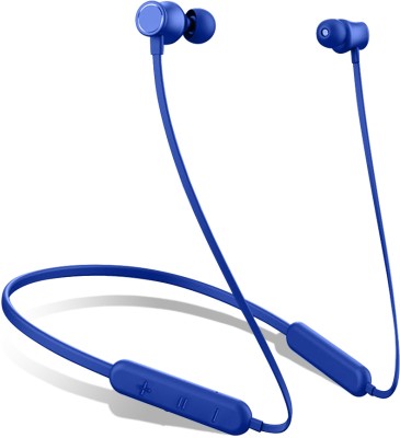 CARRON CH-125 Dilbar - 48 Hour Playtime Bluetooth Headphone Neckband Earphone (Blue2) Bluetooth Headset(Blue, In the Ear)