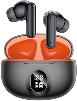 INVICTO YOYO BUDS Wireless Bluetooth TWS Earbuds with 100 HRS Playtime Bluetooth(Black, True Wireless)