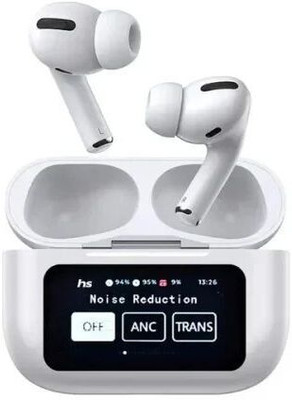 Speed Shop A9 Pro ANC/ENC In-Ear Wireless Earbuds Bluetooth(White, True Wireless)