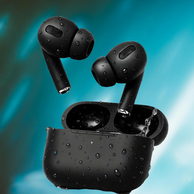 Three Guys Black Buds With Touch Sensor, Waterproof, ANC,33 Bluetooth V5.1 Bluetooth True Bluetooth(Black, In the Ear)