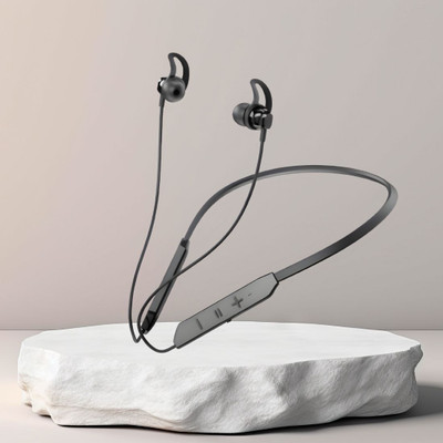 Clairbell BT Max Bluetooth Neckband Lightweight, Wireless Noise Cancellation with Mic M319 Bluetooth(Black, In the Ear)