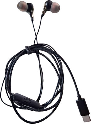 HRYFiNE CV-H13,Type-C Interface &12mm Drivers Support For All C Typ Android & iOs Device Wired(Black, In the Ear)