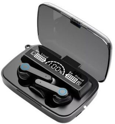 NeoHHm M19 Bluetooth Wireless Earbuds Upto 48H with Power Bank (Black, True Wireless) Bluetooth(Black, True Wireless)