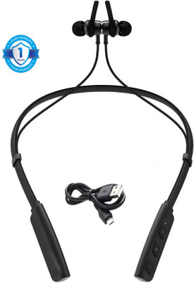TABARET Buy Branded Bluetooth Wireless in Ear Earphones with Mic, 12 Hrs Battery Life Bluetooth(Black, On the Ear)