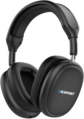 Blaupunkt BH31 AudioX BT Wireless I 40MM Driver I Soft PU Headband I with Built in Mic Bluetooth & Wired(Black, On the Ear)