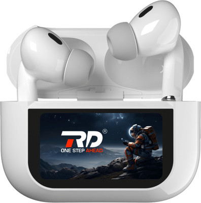 RD ANC TWS-750 Earbuds | Hd Touch Display | BT Version 5.3 Play time 78 hrs, Bluetooth(White, In the Ear)