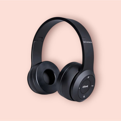TWS Immersive Bluetooth Headphones with Mic for Gaming & Streaming._VN Bluetooth & Wired(Black, On the Ear)
