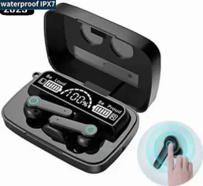 GPTRADE M19 LED Display TWS Wireless Earbuds Bluetooth Headset Upto 48H ASAP Charge A16 Bluetooth Headset(Black, True Wireless)