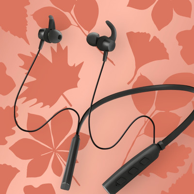 GPQ STORE Rokerz 235 Pro Wireless Bluetooth Neckband(0.4129 Bluetooth(Black, In the Ear)